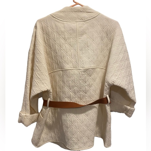 Zara Belted Sweater Jacket Cardigan Size M-L NWT - Picture 2 of 15